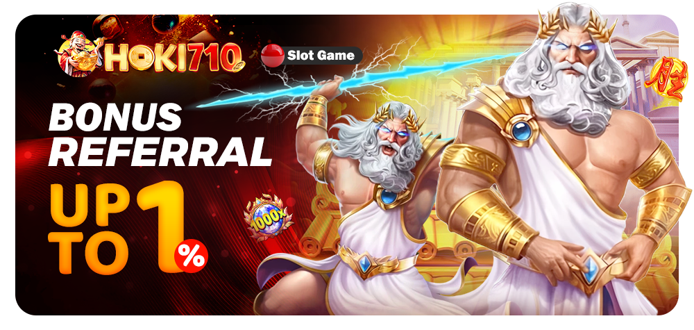 BONUS REFFERAL 1% Tanpa Batas di HOKI710